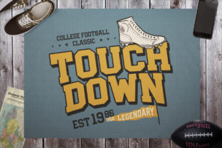 American Football T-Shirt Print Template: Graphics & Print Templates