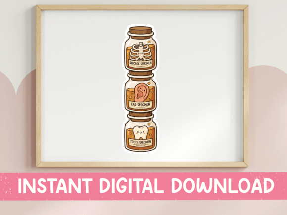 Anatomy Specimen Jar Stack SVG: Graphics for Bold T-Shirt Designs