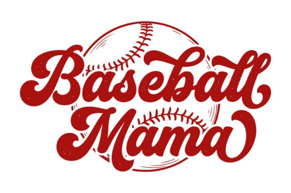 Baseball Mama Retro Script Graphics & T-Shirt Design Review
