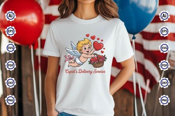 Cupid’s Delivery Service PNG T-Shirt: A Designer Review