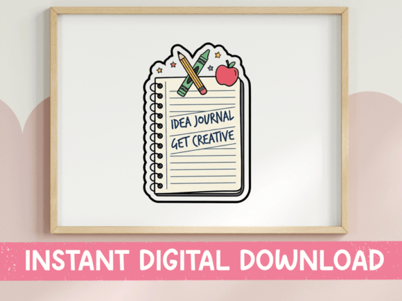 Idea Journal Graphics for T-Shirt Design Projects