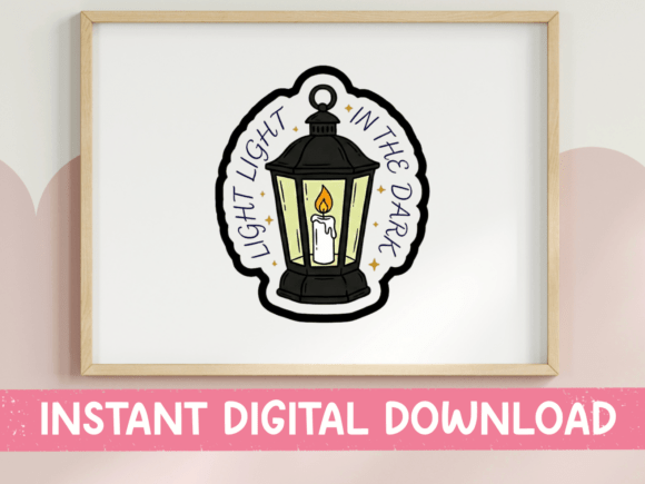 Light Light in the Dark Lantern SVG Graphics & T-Shirt Review