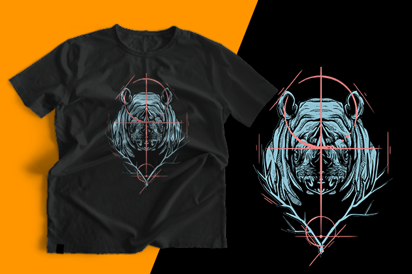 T-shirt Design - Rhino: Graphics & Print Templates